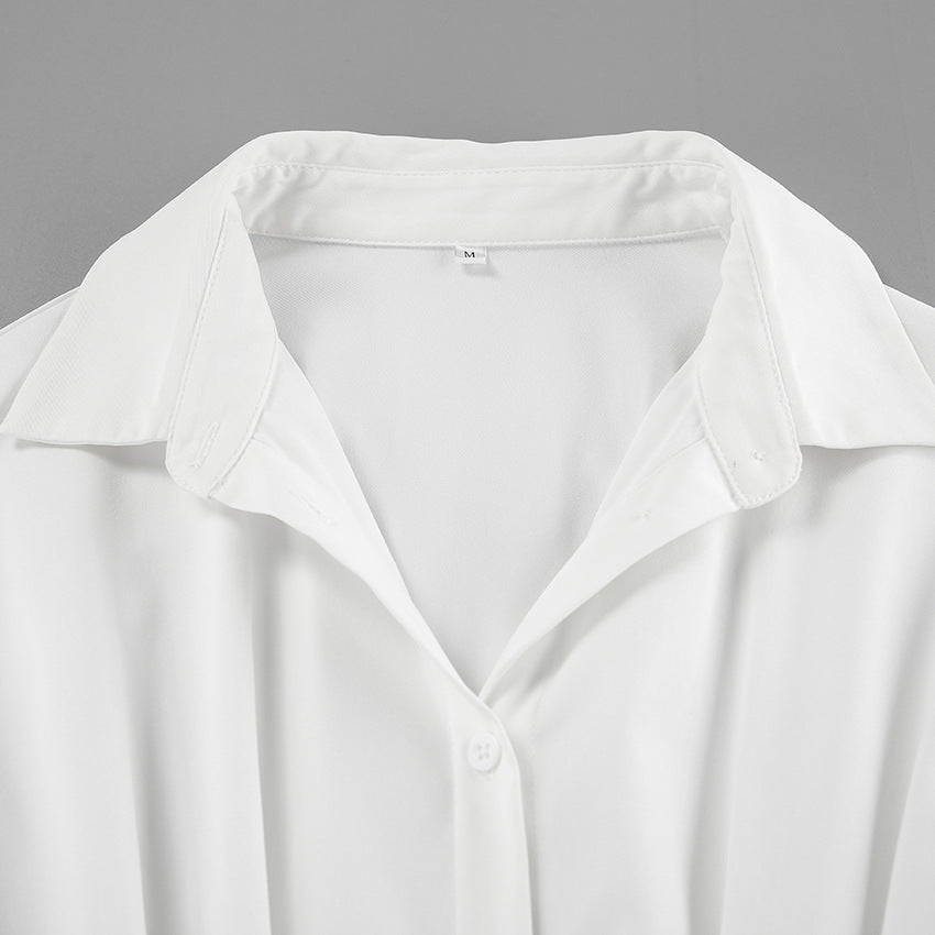 Women's French Style High-grade Temperament Long-sleeved Shirt Blouses