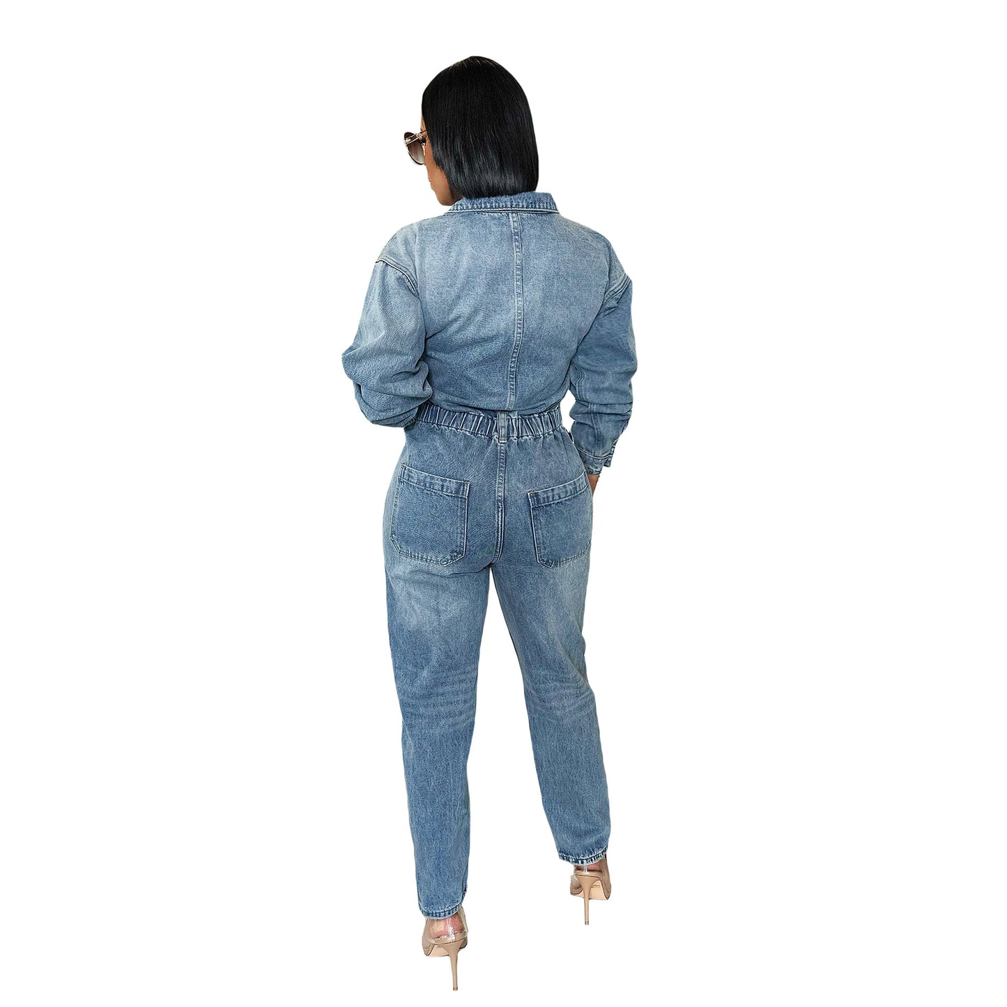 Women's Comfortable Durable Sexy Fashion Denim Jumpsuits
