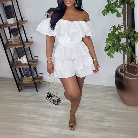 Women's Fashion New Casual Stitching Pleated Suits
