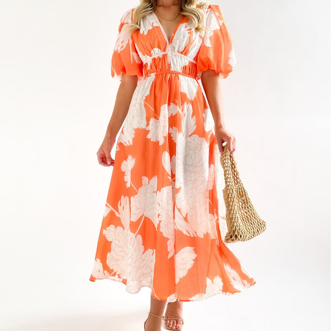 Women's Long Dress Summer Temperament Printed High-grade Dresses