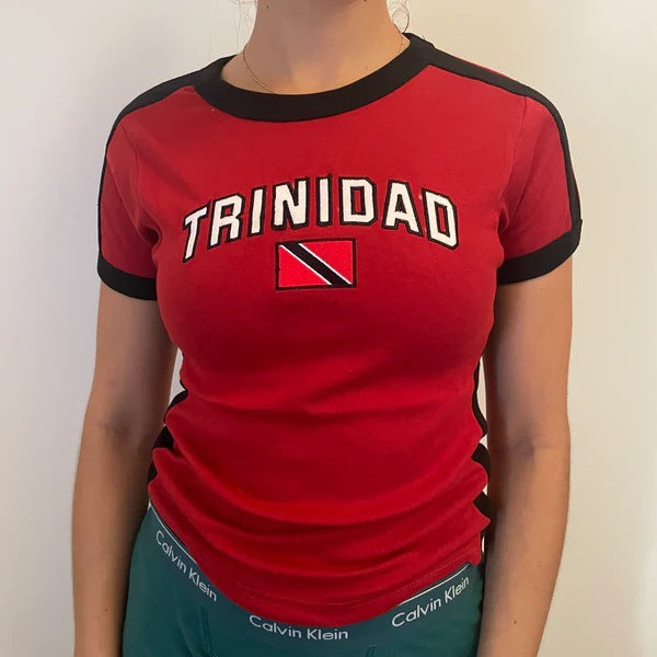 Women's Summer Sexy Retro Aesthetic Slim T-shirt Blouses