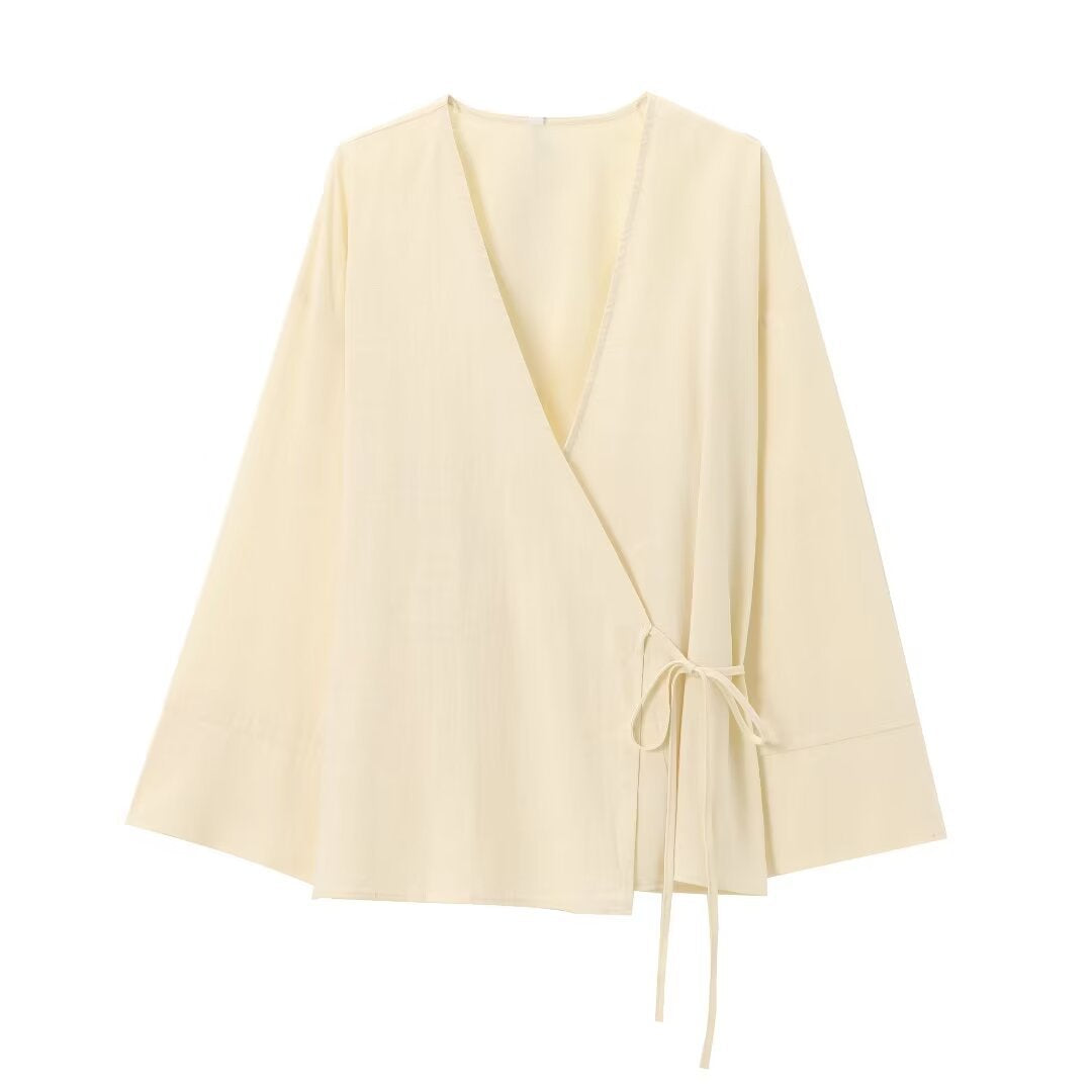 Texture Double Breasted Kimono Pajamas Style Suits