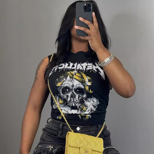 High Street Fashion Loose Fun Heat Transfer Blouses